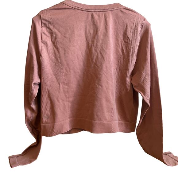 All in Motion Women's Tan Seamless Long Sleeve Crop Top - Size XXL - NWT - Picture 5 of 10